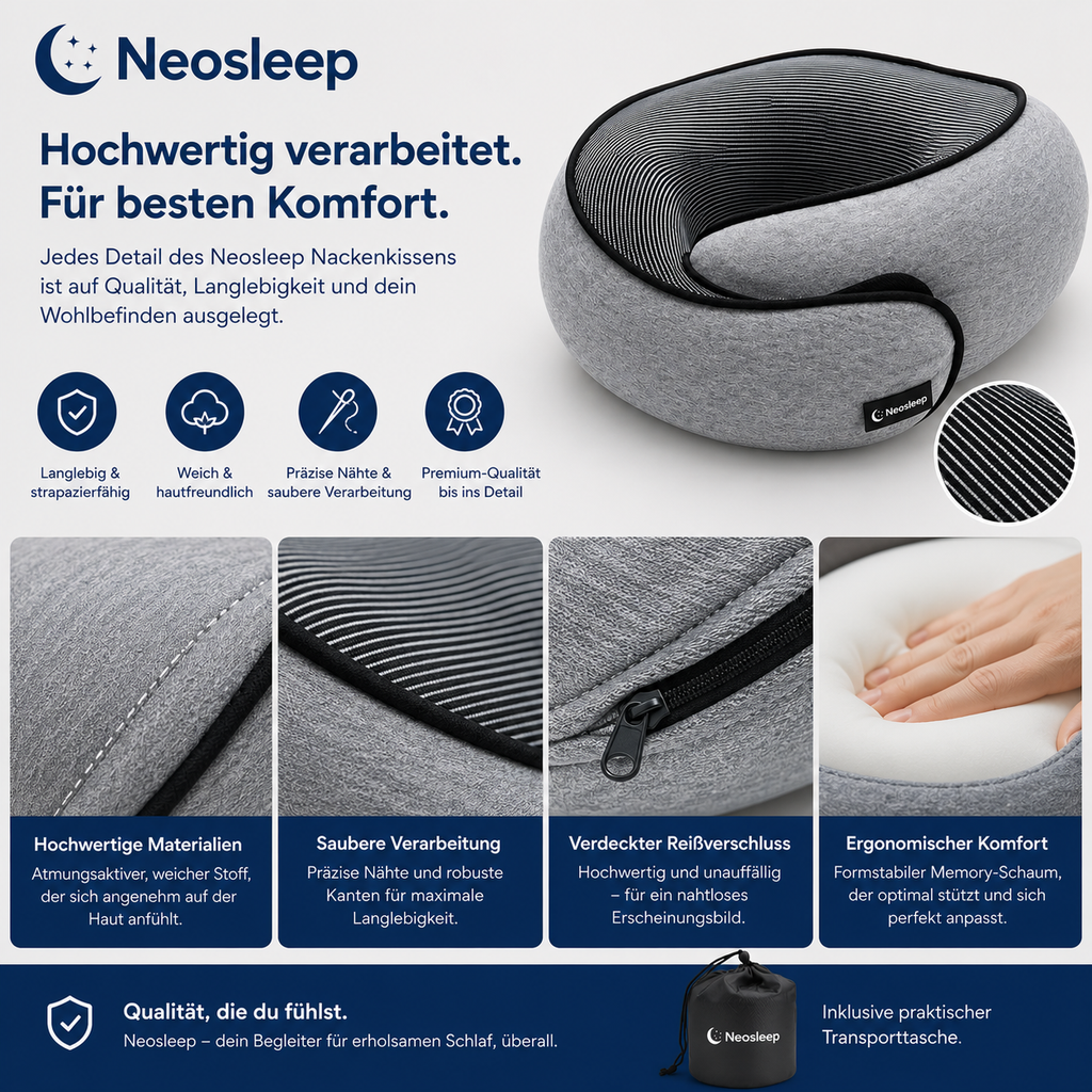 Neosleep - Nackenkissen für Reisende